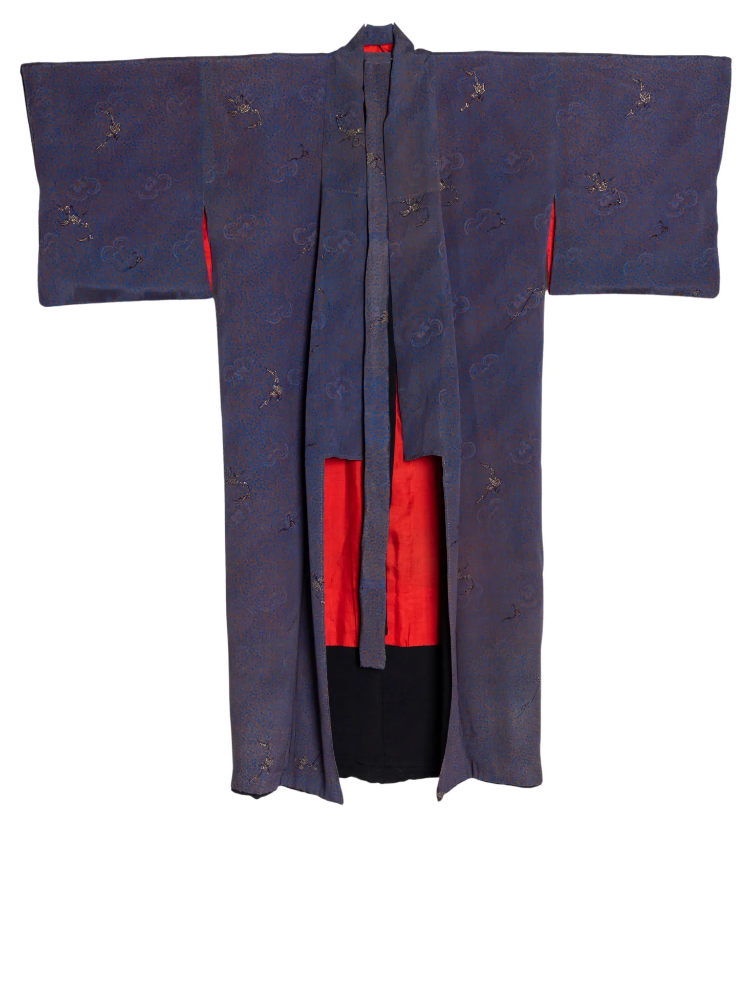 "Eyes on You" Reimagined Vintage Kimono - Kimono Zulu Artist Collaboration with Mina Gaber