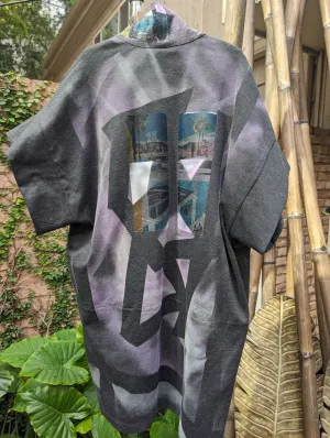 "Quiet Distortion" by Emilie Duval -  Kimono Zulu Reimagined Vintage Kimono Artist Collaboration