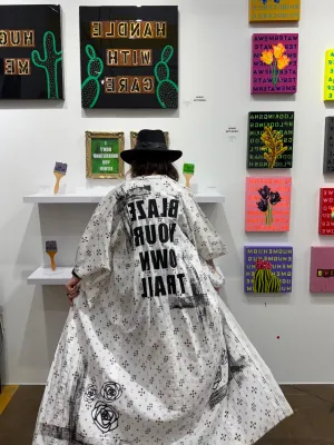 "Run Free" - Kimono Zulu Artist Collaboration - Angela Fabbri
