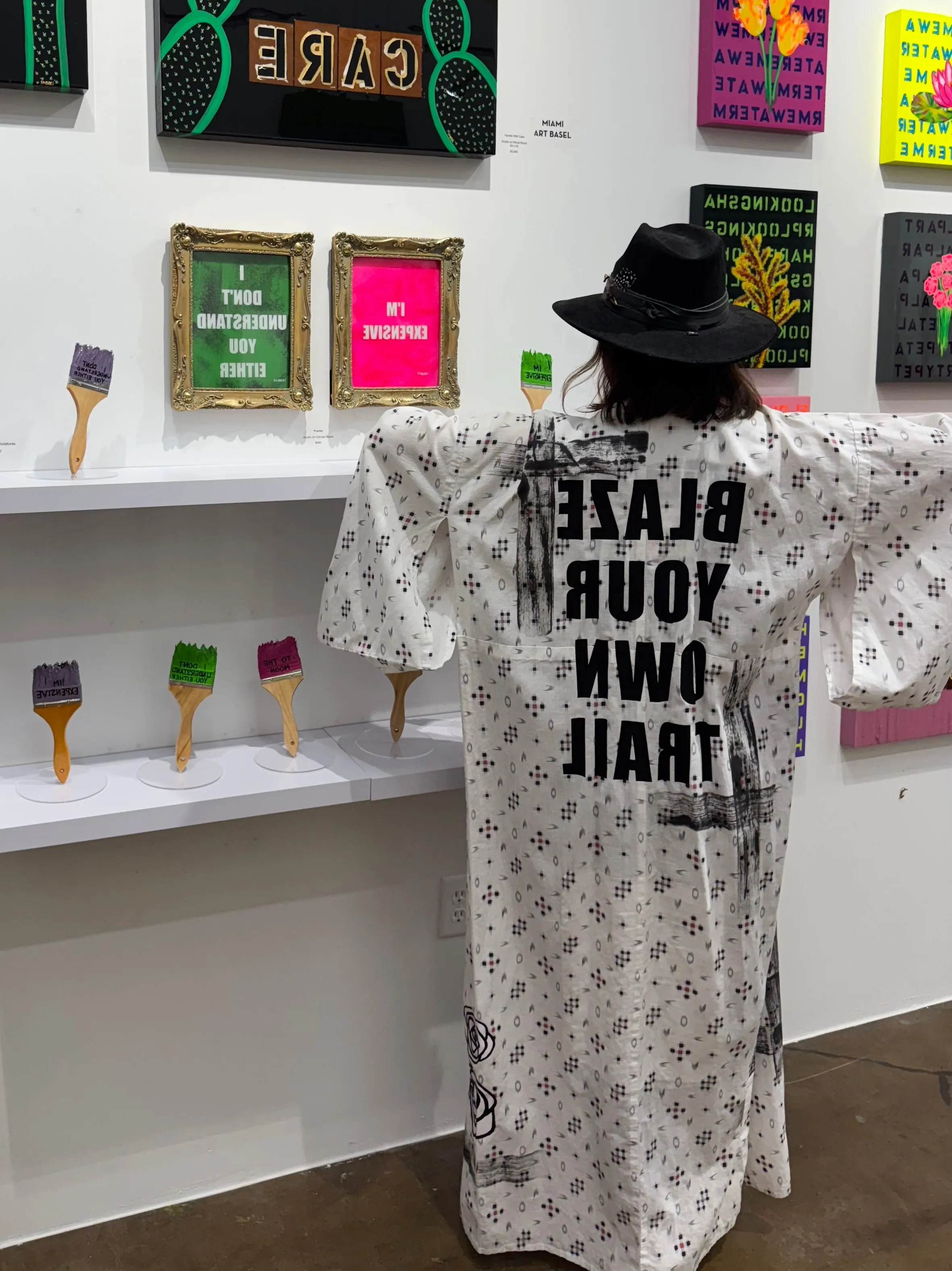 "Run Free" - Kimono Zulu Artist Collaboration - Angela Fabbri