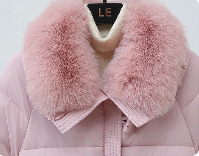 Relaxed-fit Solid Puffer Jacket for Women Featuring a Quilted Design