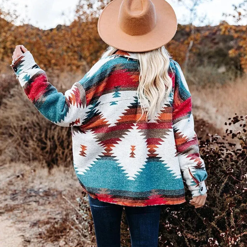 Retro Ethnic Style Boho Coat