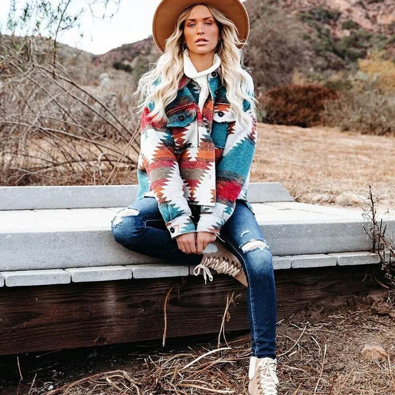 Retro Ethnic Style Boho Coat