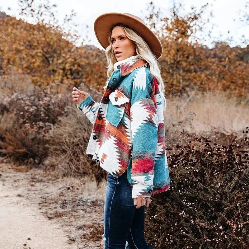 Retro Ethnic Style Boho Coat