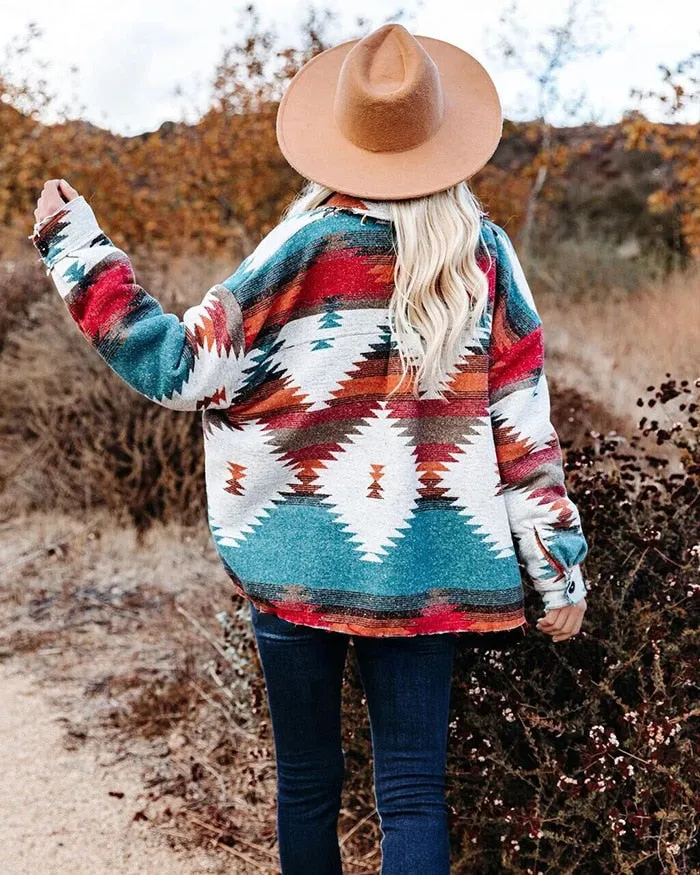 Retro Ethnic Style Boho Coat