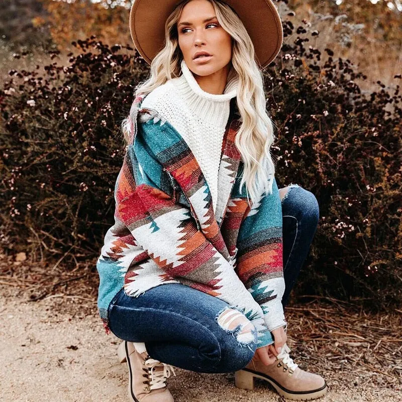 Retro Ethnic Style Boho Coat