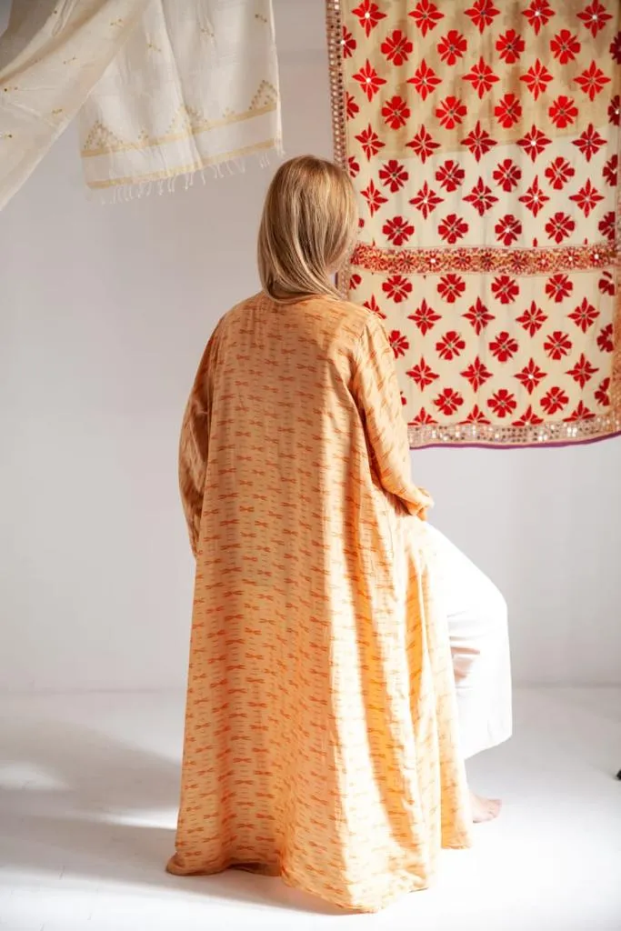 Reversible vintage silk kimono