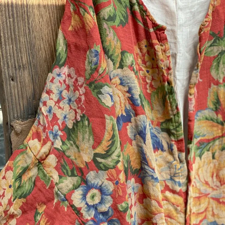 Ürün Adı: Vintage Bloom Kimono Ceket