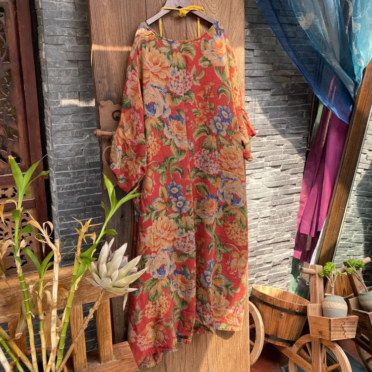 Ürün Adı: Vintage Bloom Kimono Ceket