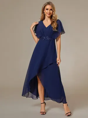 Roycebridal Haydie navy high low Mother of the bride dress Express NZ wide