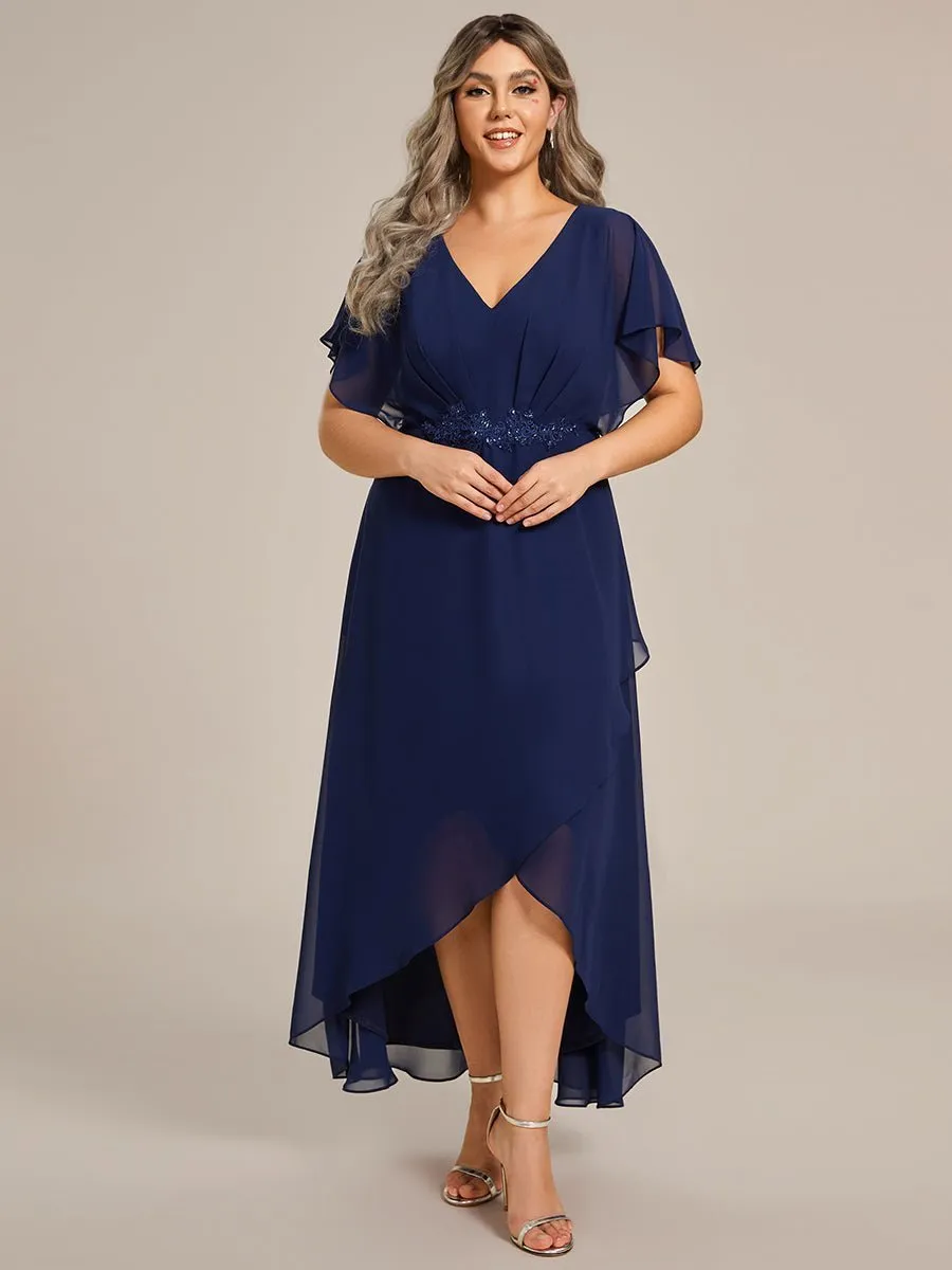 Roycebridal Haydie navy high low Mother of the bride dress Express NZ wide