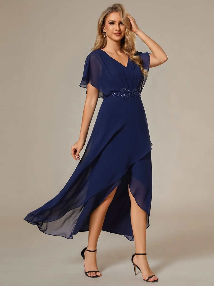 Roycebridal Haydie navy high low Mother of the bride dress Express NZ wide