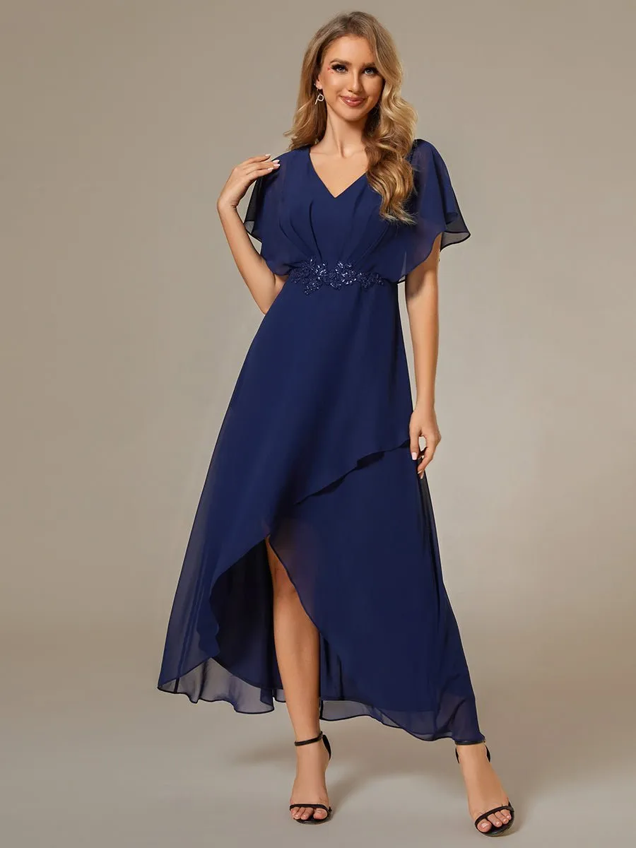 Roycebridal Haydie navy high low Mother of the bride dress Express NZ wide