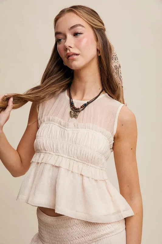 Ruffled Elegance Ruffled 2 Piece Set