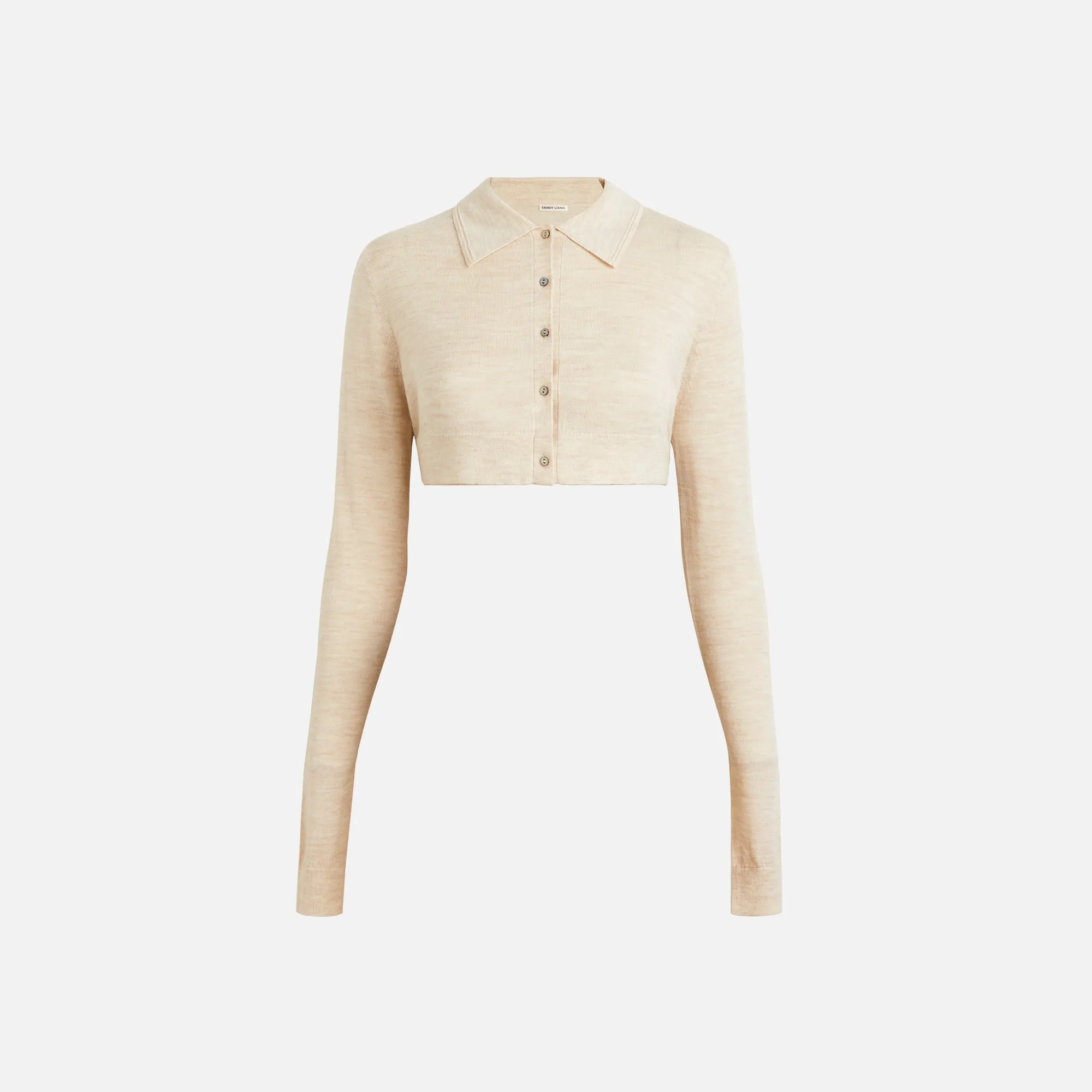 Sandy Liang Gerber Cardigan - Bone