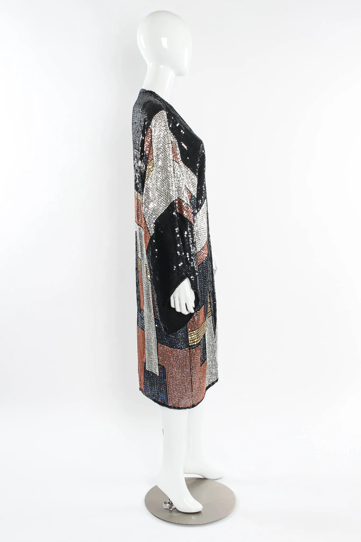 Sequin Silk Duster
