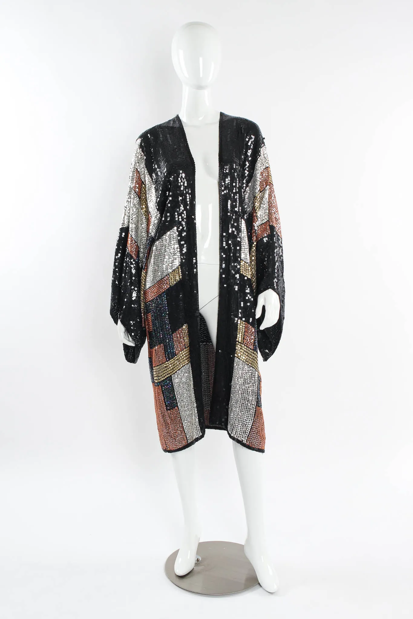 Sequin Silk Duster