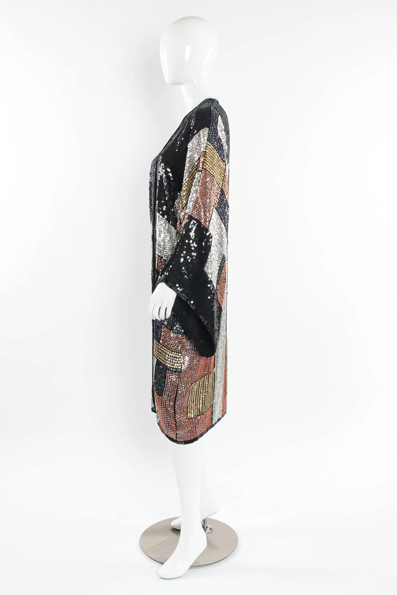 Sequin Silk Duster
