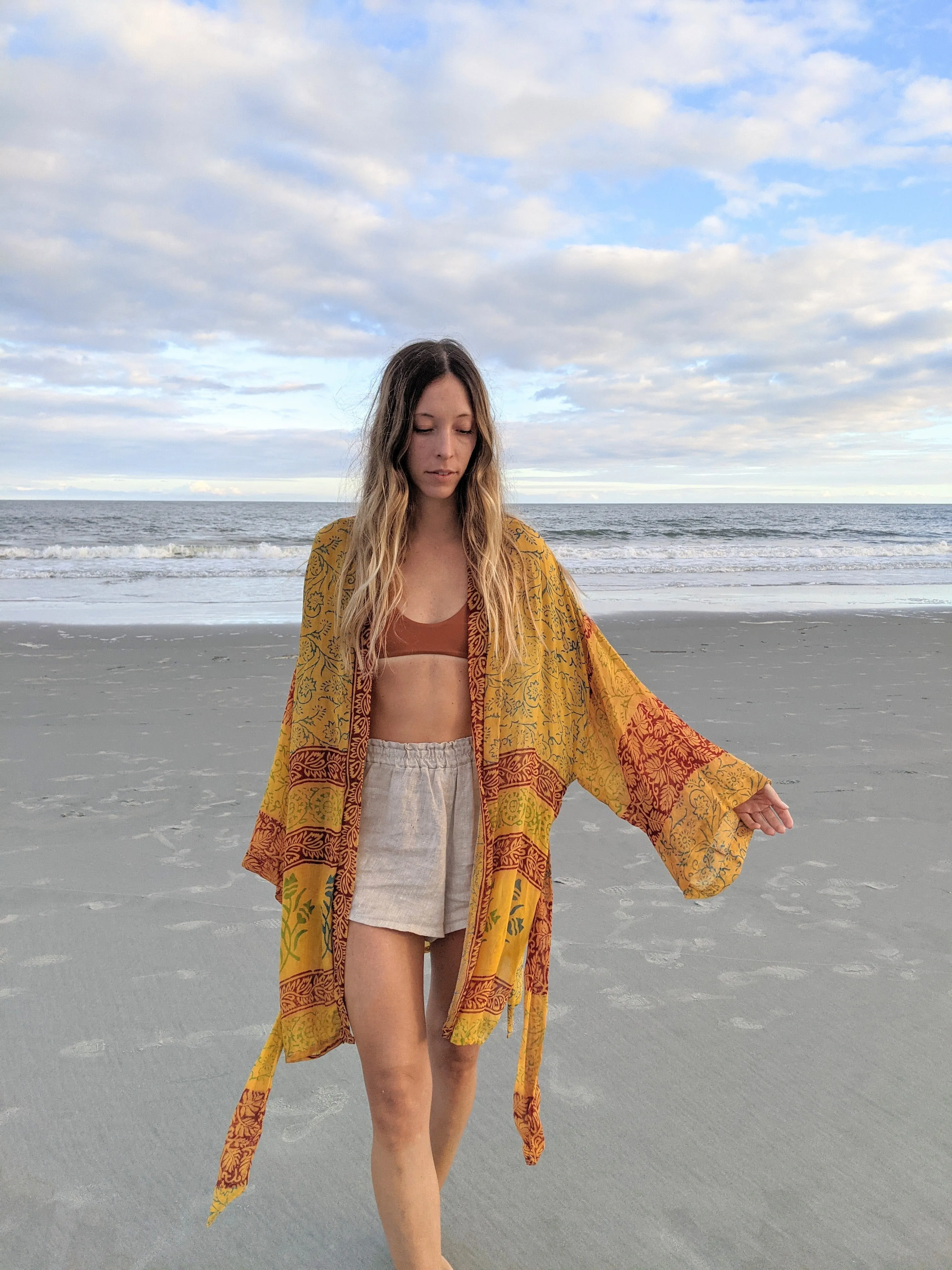 Short Kerala Kimono