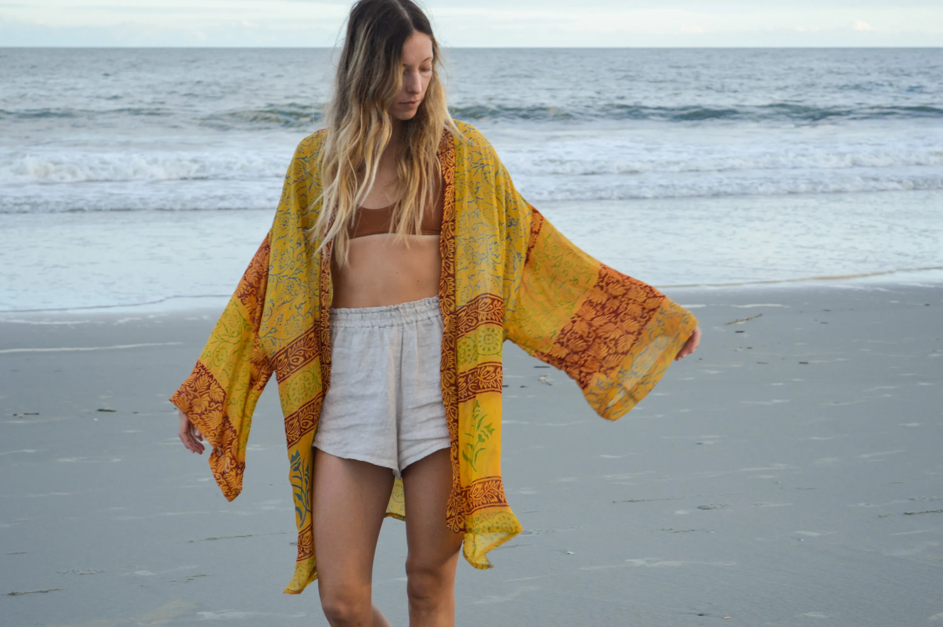 Short Kerala Kimono