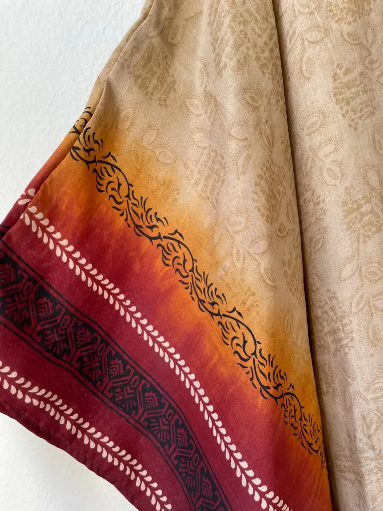 SHORT SILK KIMONO