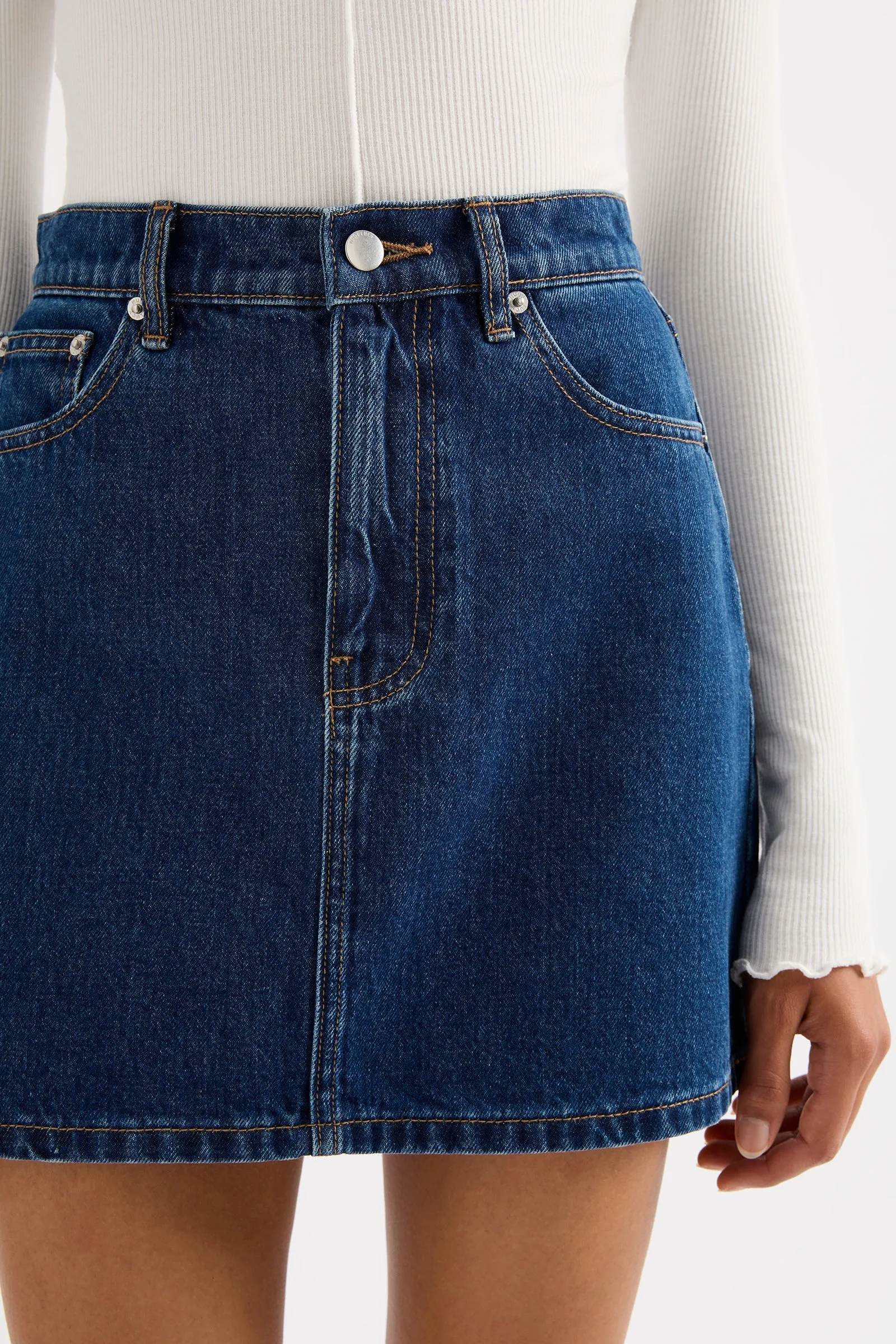 SIA DENIM MINI SKIRT