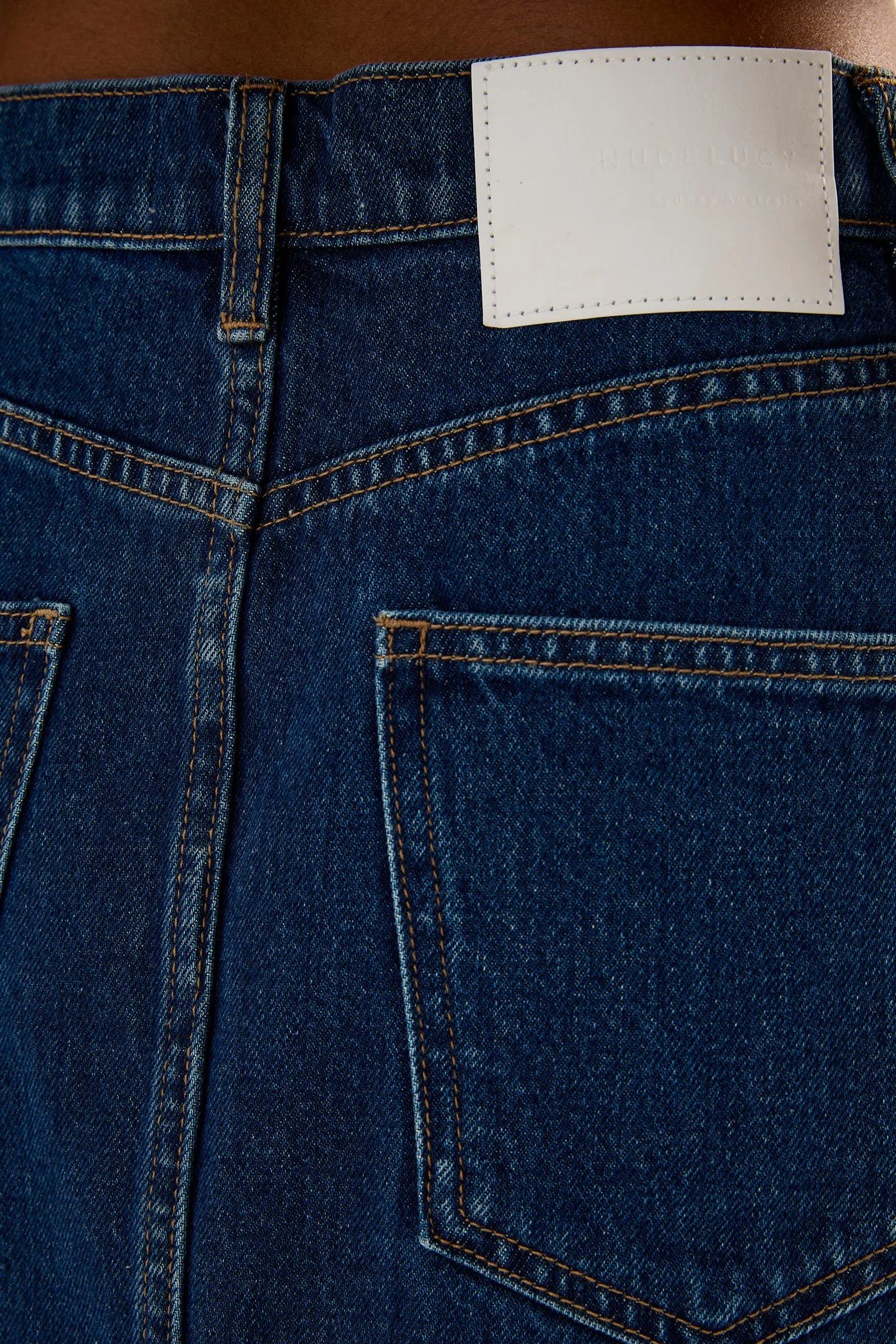 SIA DENIM MINI SKIRT