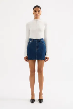 SIA DENIM MINI SKIRT
