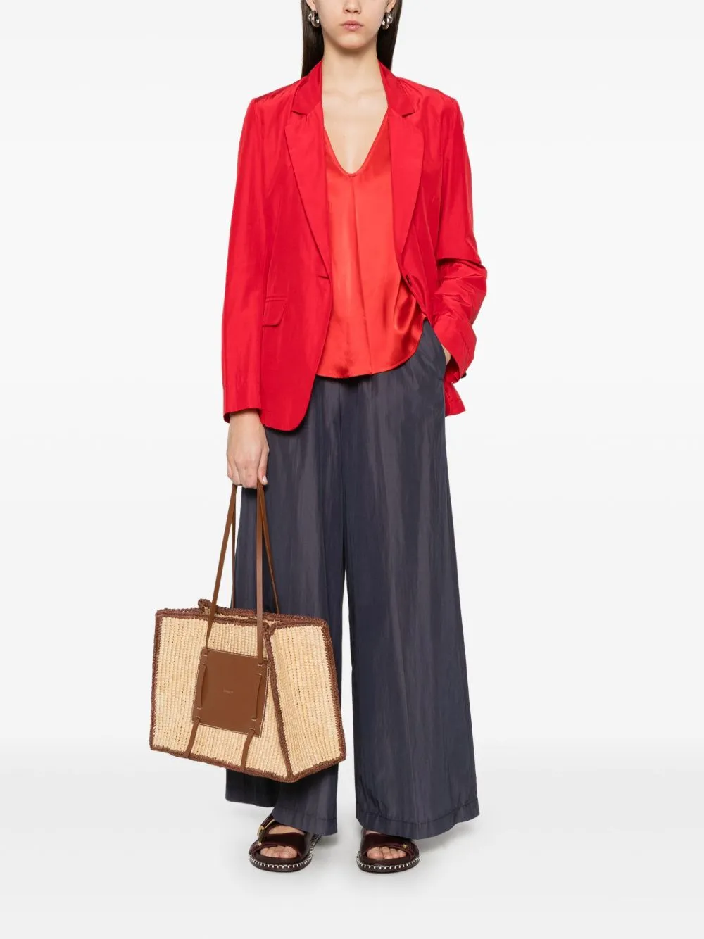 Single-breasted blazer jacket