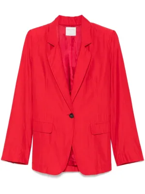 Single-breasted blazer jacket