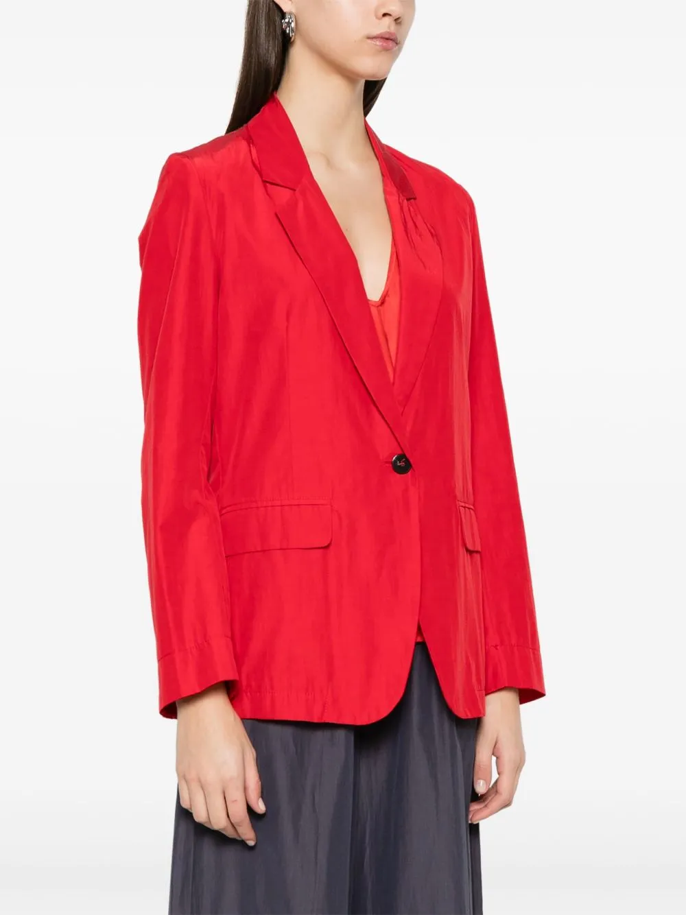 Single-breasted blazer jacket