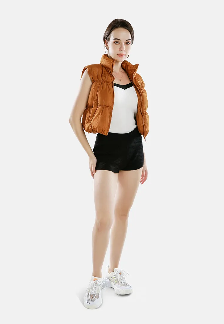 Sleeveless Puffer Jacket