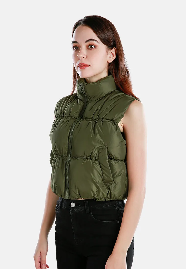 Sleeveless Puffer Jacket