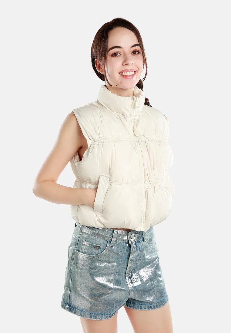 Sleeveless Puffer Jacket