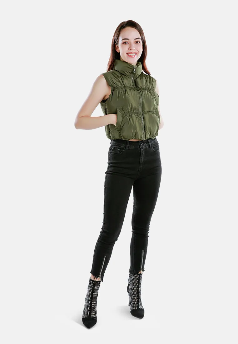 Sleeveless Puffer Jacket