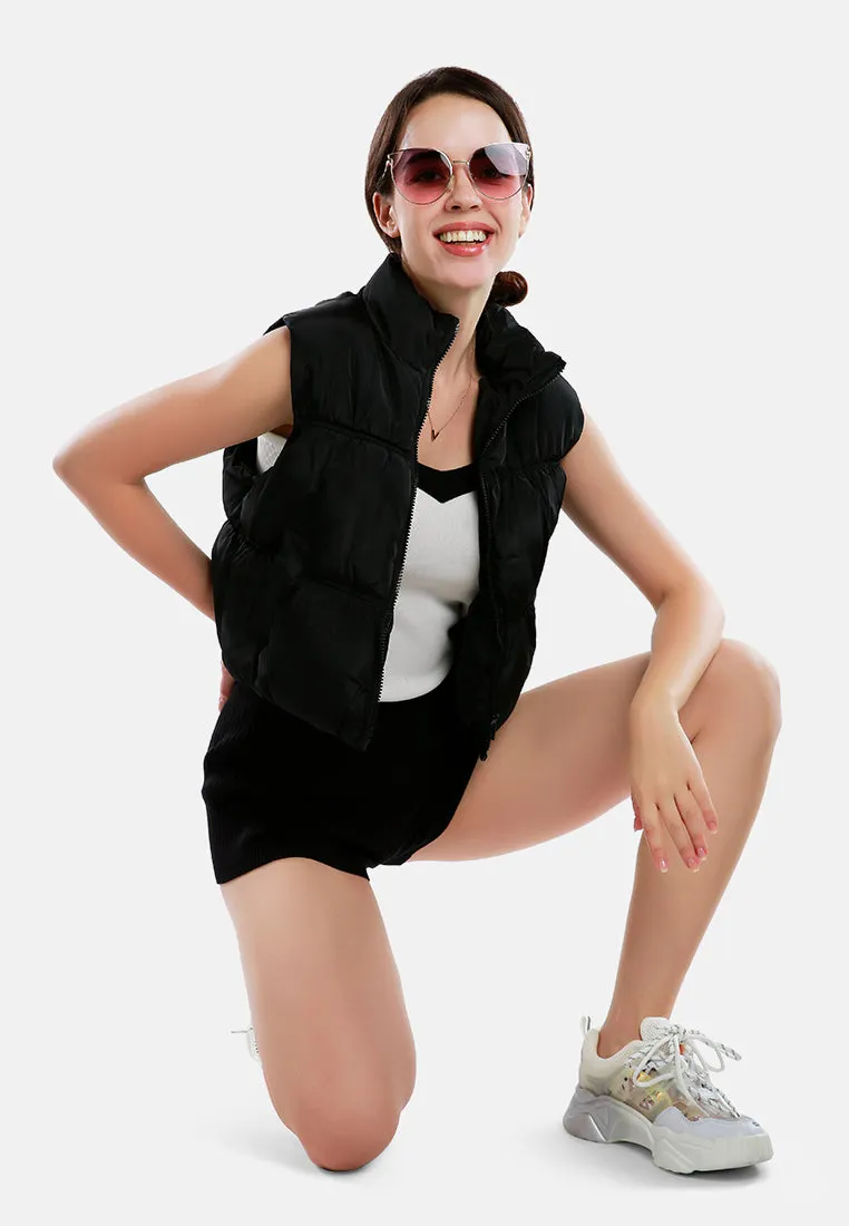 Sleeveless Puffer Jacket