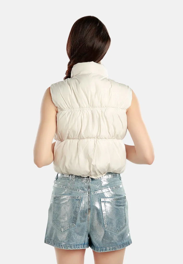 Sleeveless Puffer Jacket
