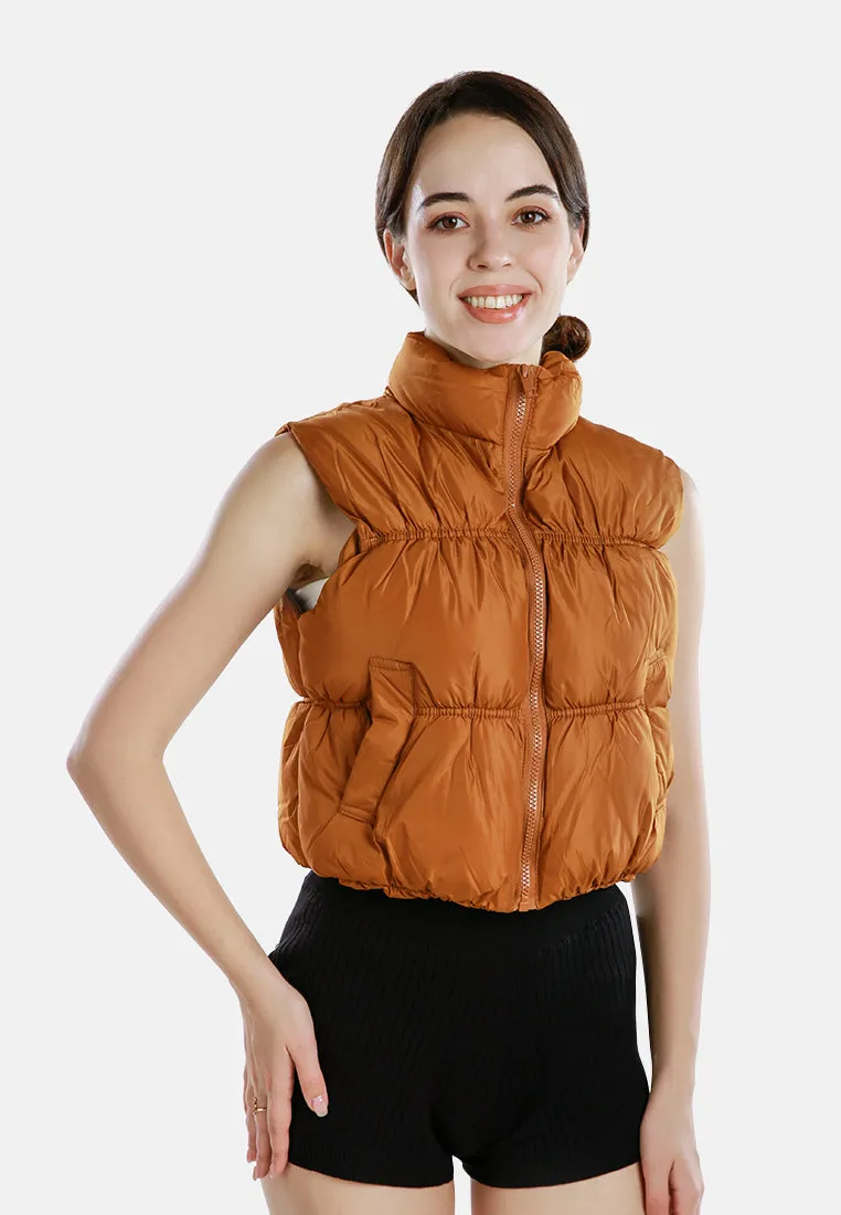 Sleeveless Puffer Jacket