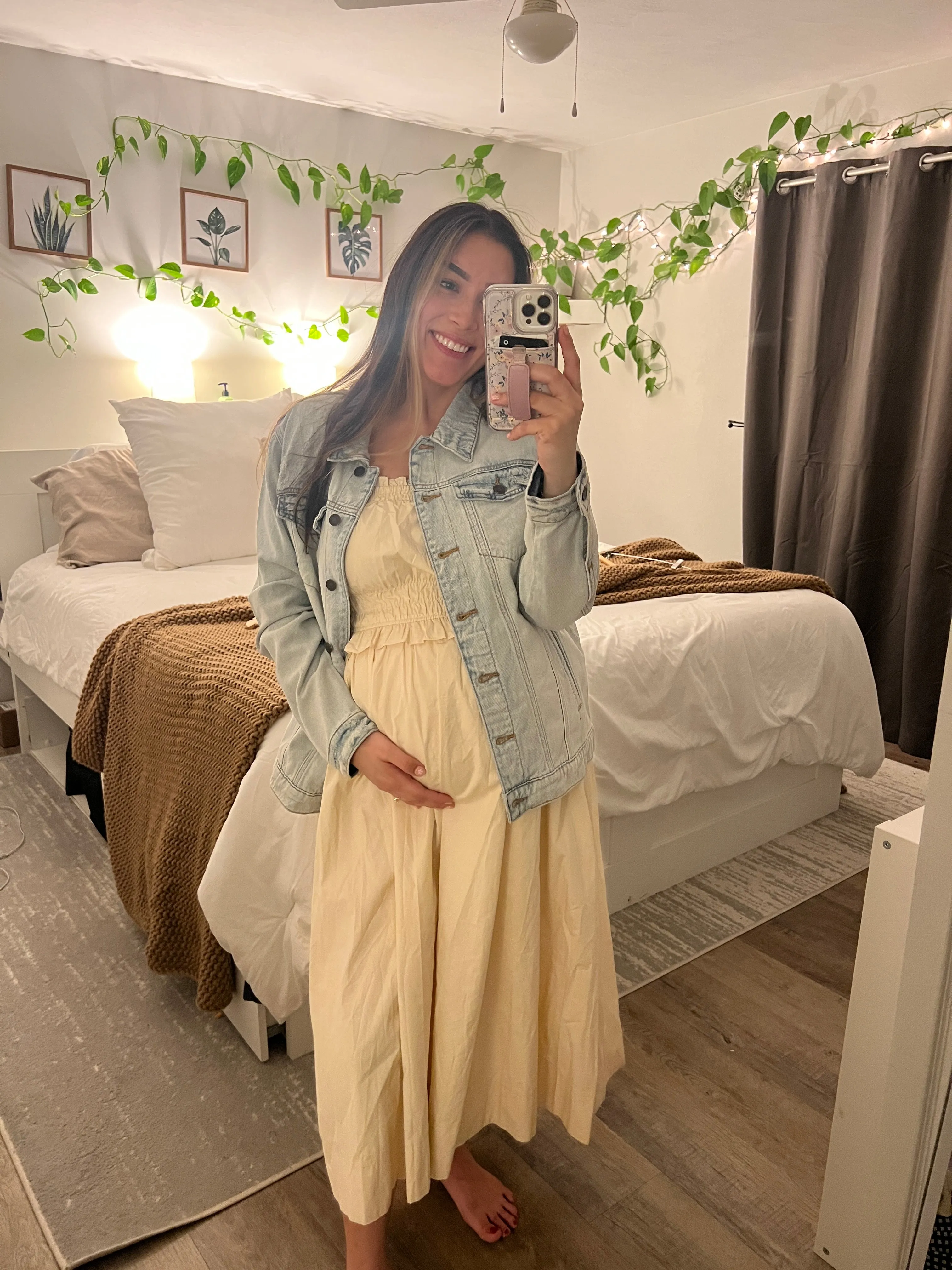 Smocked Midi Dress