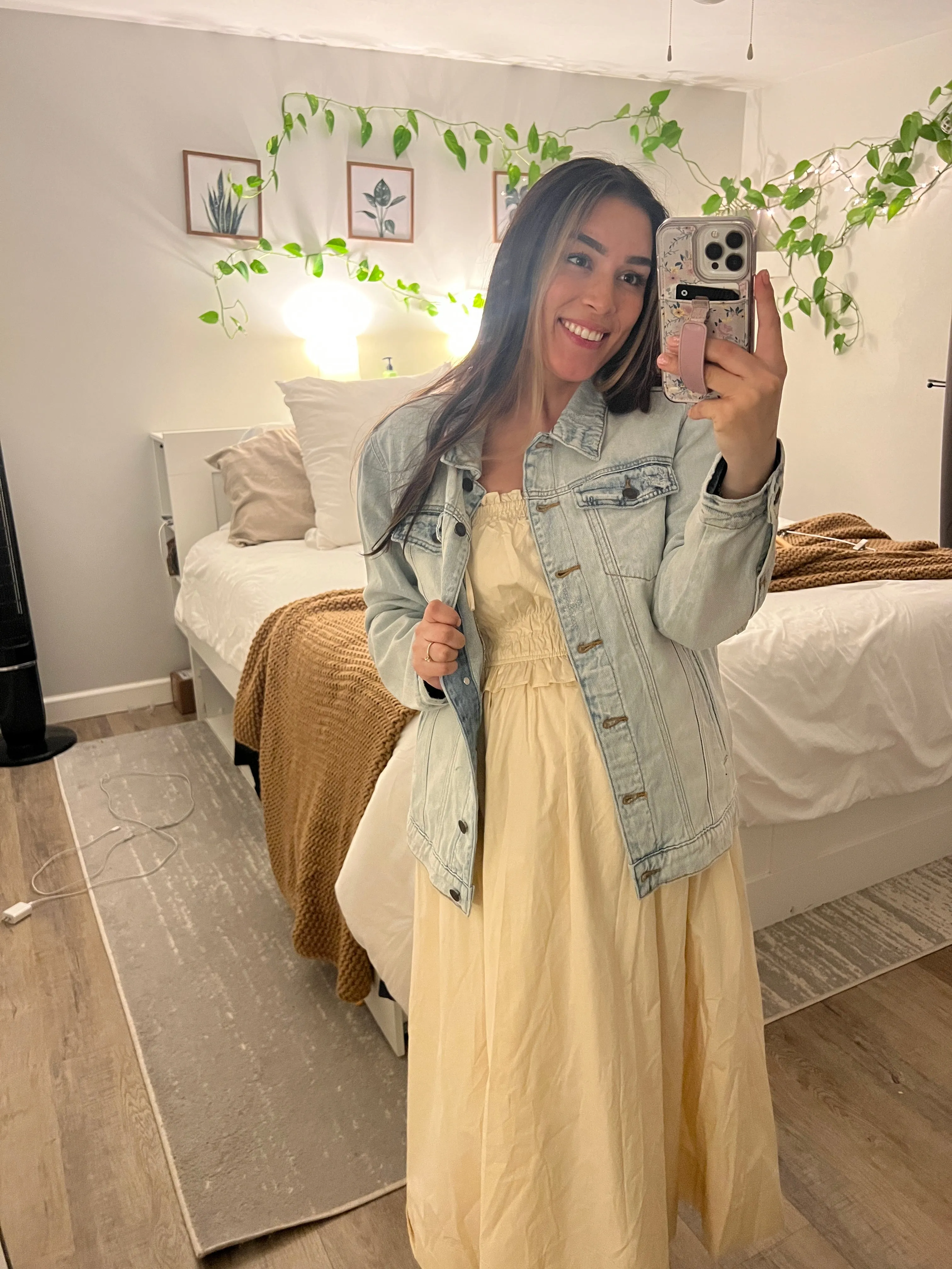 Smocked Midi Dress