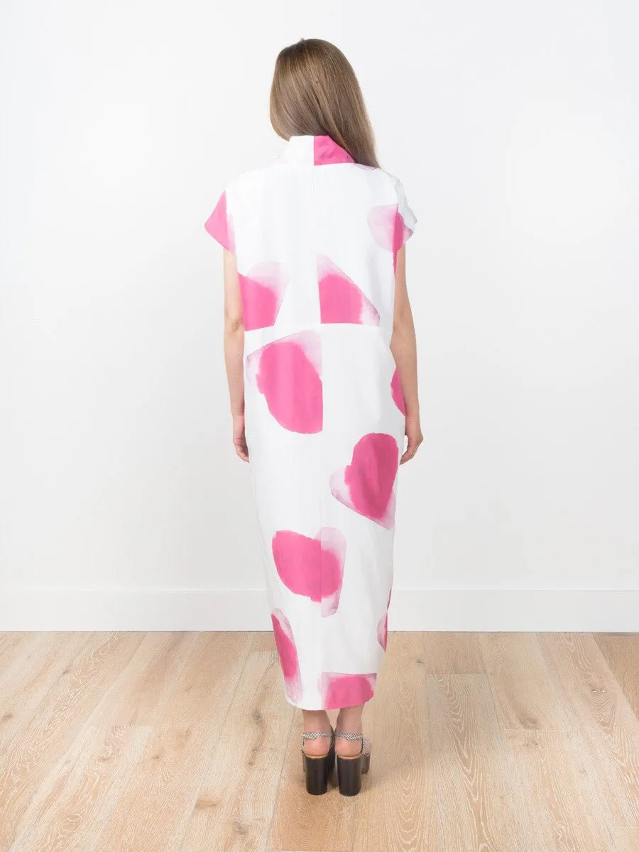 smoking dress - print