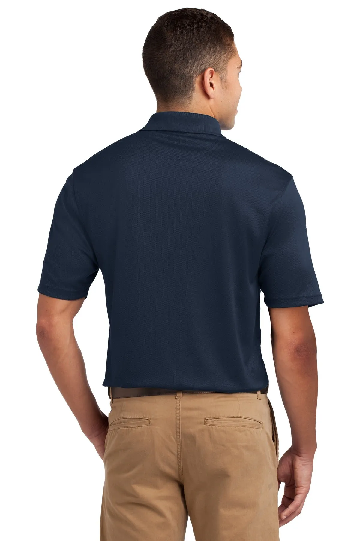 Sport-Tek Dri-Mesh Polo.  K469 Navy