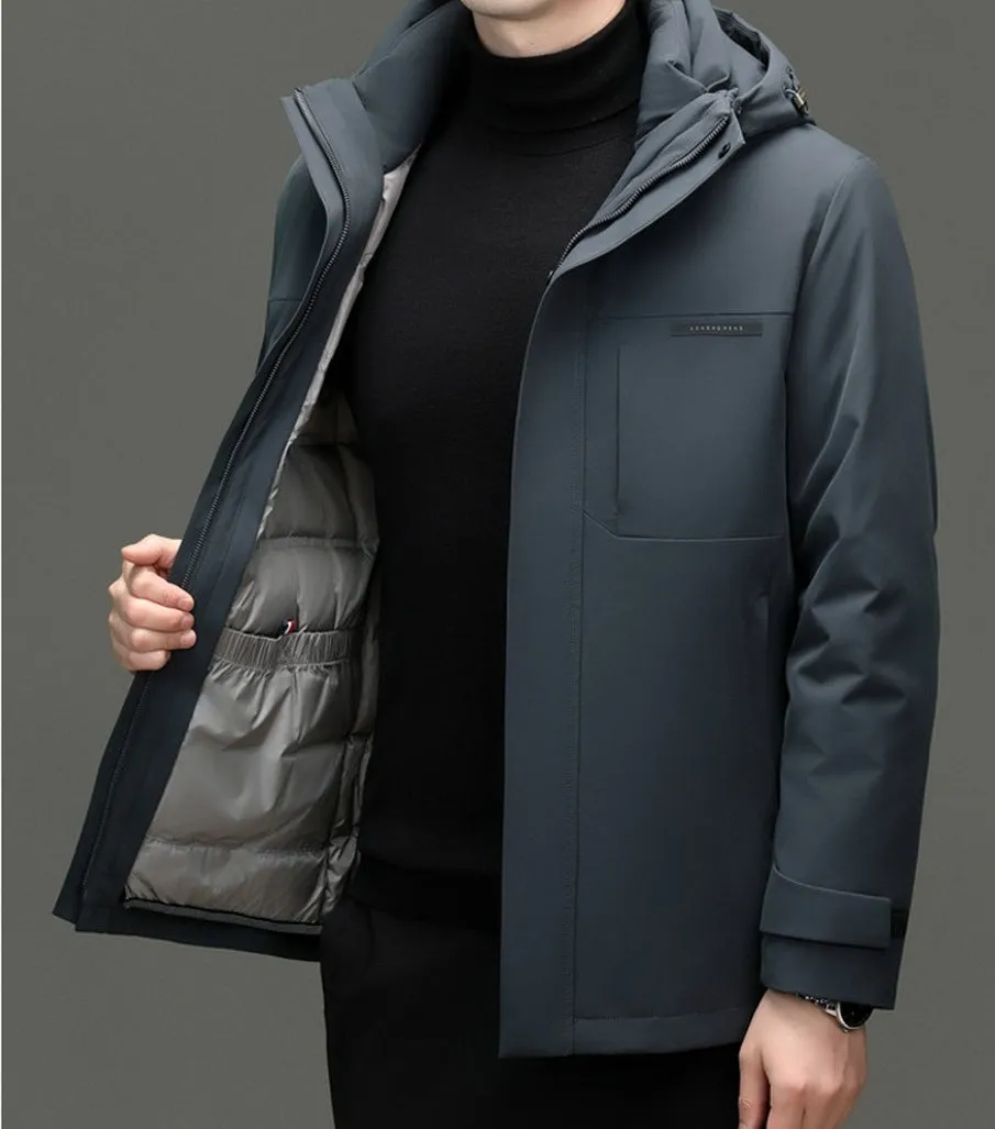 Stain-resistant Insulated Down Puffer Down Jacket for Outdoor Wear