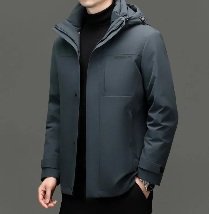 Stain-resistant Insulated Down Puffer Down Jacket for Outdoor Wear