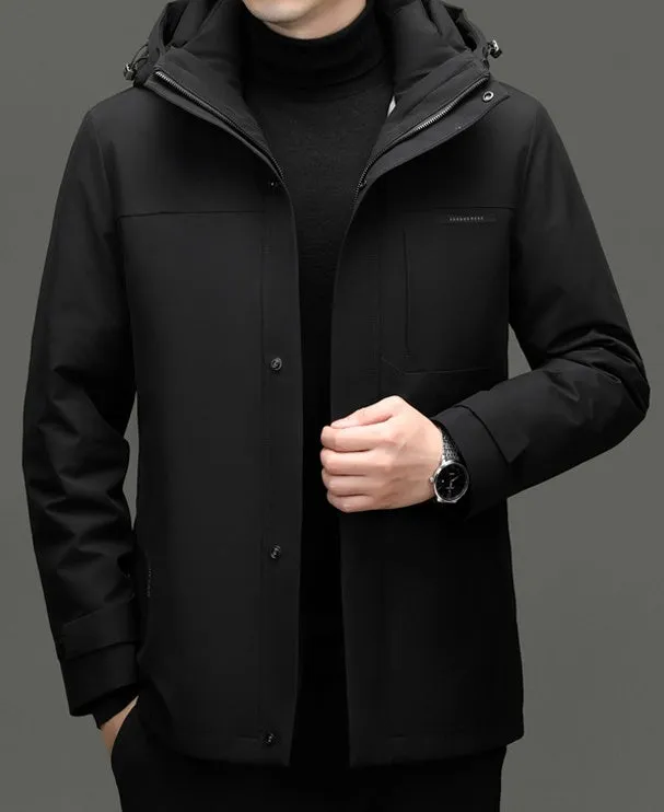 Stain-resistant Insulated Down Puffer Down Jacket for Outdoor Wear