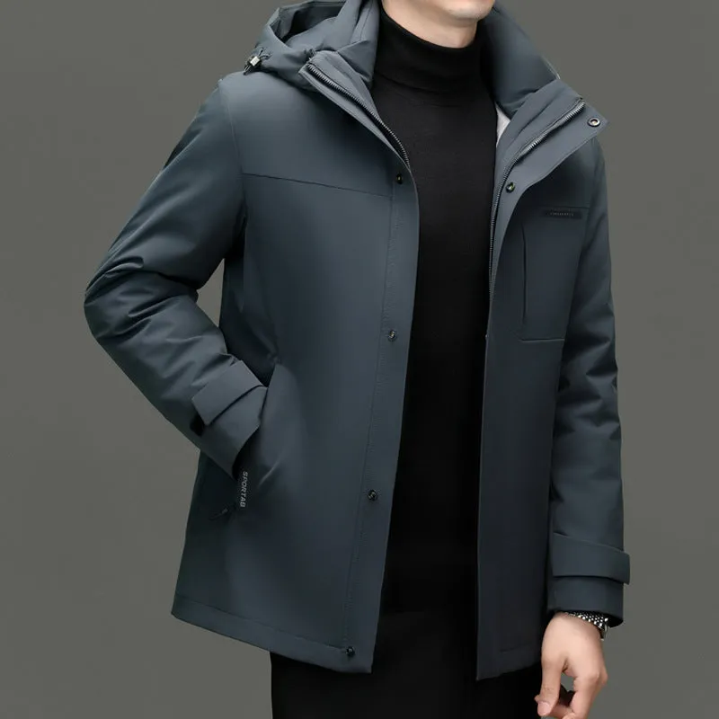 Stain-resistant Insulated Down Puffer Down Jacket for Outdoor Wear