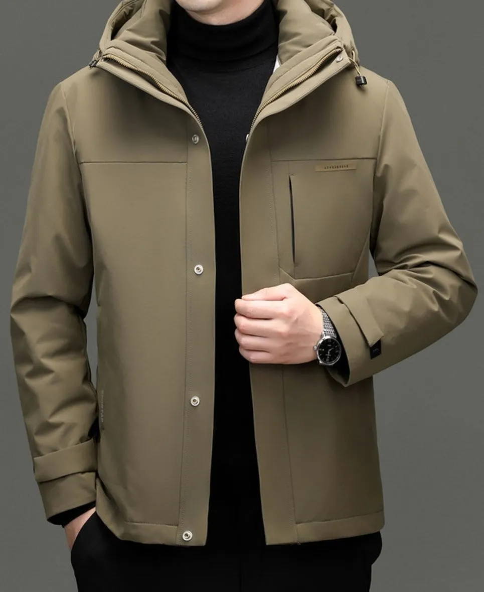 Stain-resistant Insulated Down Puffer Down Jacket for Outdoor Wear