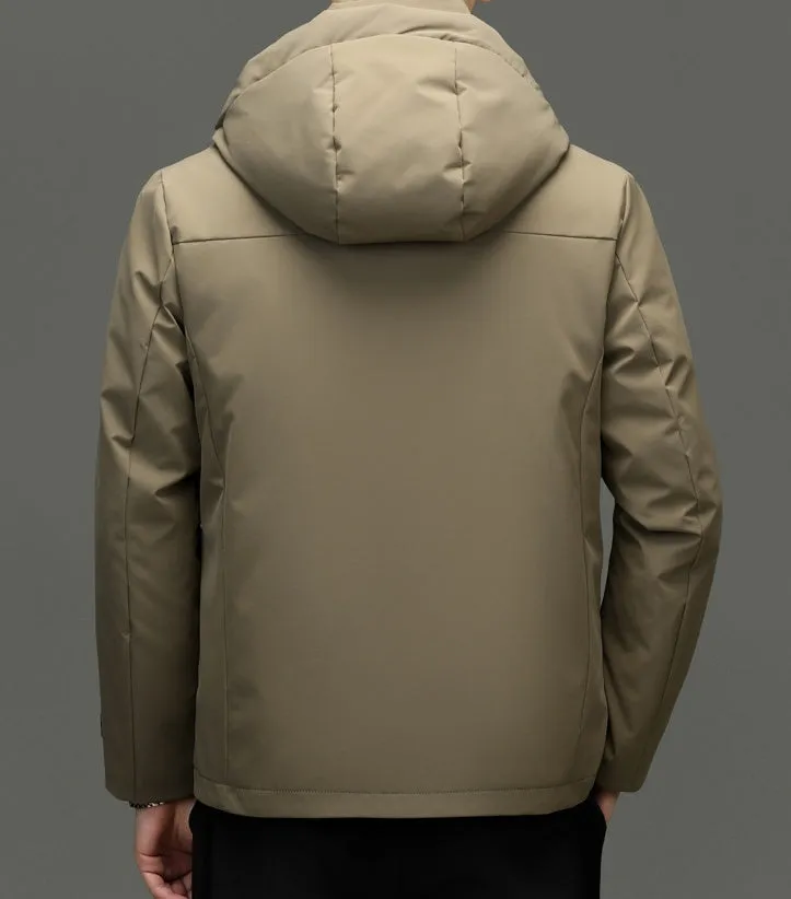Stain-resistant Insulated Down Puffer Down Jacket for Outdoor Wear