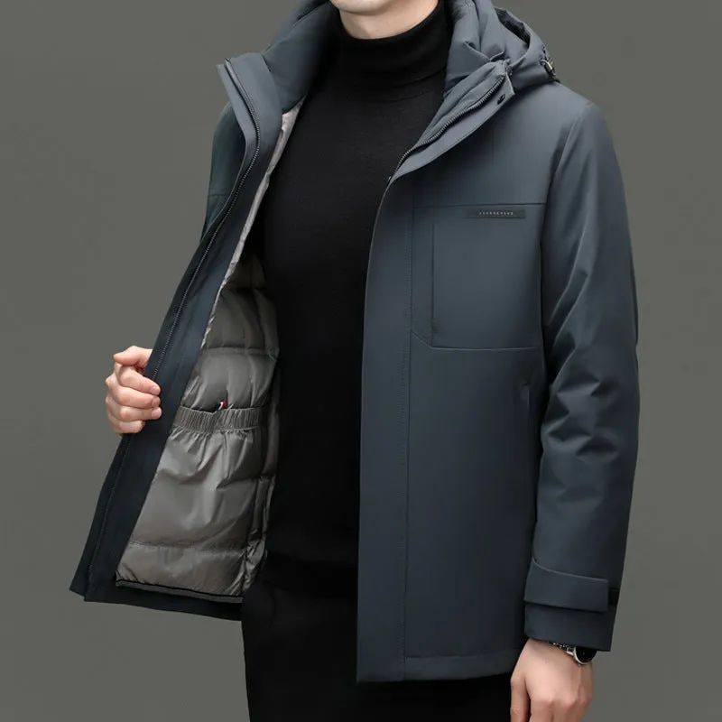 Stain-resistant Insulated Down Puffer Down Jacket for Outdoor Wear