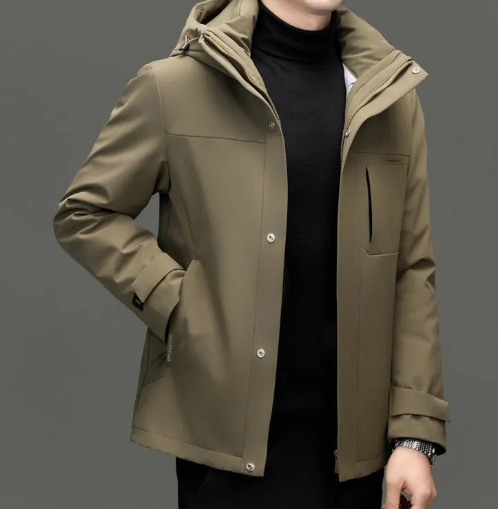 Stain-resistant Insulated Down Puffer Down Jacket for Outdoor Wear
